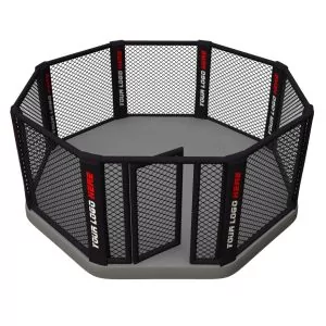 Cage de MMA sur plancher