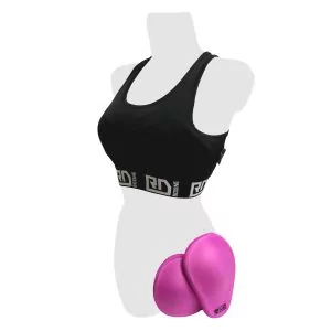 Protège Poitrine Féminine V5 "brassière + coques" NOIR RDboxing