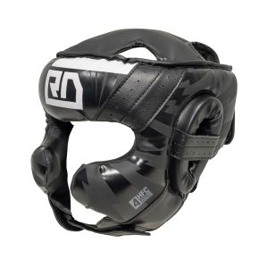 Casque Pro Sparring Semi Integral Noir/Blanc V6 RD BOXING