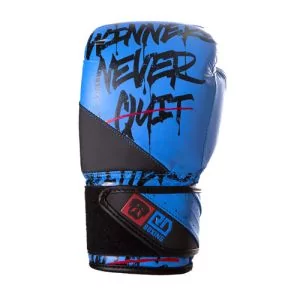 Gants De Boxe Rumble 12oz Cuir Ltd STATEMENT Bleu/Noir V5 RD BOXING