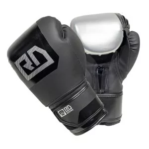 Gants De Boxe Rumble BLOCK COLOR Noir/Silver V6 RD BOXING