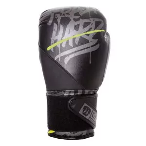 Gants De Boxe Rumble 10oz Cuir Ltd STATEMENT Noir/Gris V5 RD BOXING