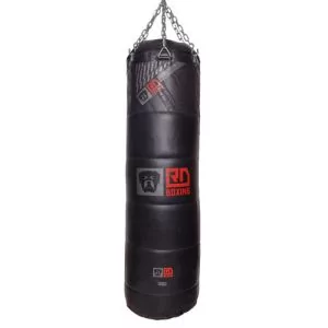 Sac de frappe cuir matelassé lourd v5 rd boxing