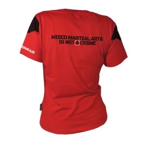 EVENT WEAR : T-shirt coton lifestyle Féminin Rouge OCTOGONE II  Ltd