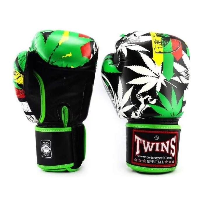 Gants de Boxe cuir FANTASY 3 GRASS TWINS