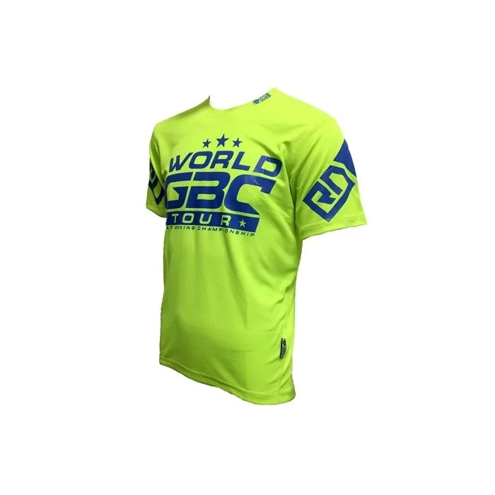 EVENT WEAR : T-SHIRT RESPIRANT Unisex WGBC Vert/Fluo Ltd