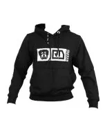 Sweatshirt Capuche Molleton Homme Noir RD BOXING